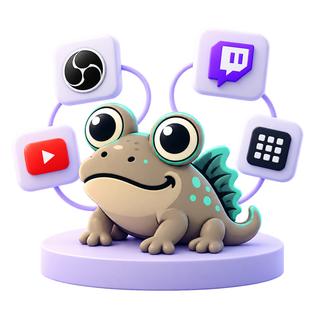 Маскот Streaming Hub соединяет сервисы для стрима